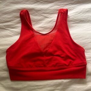 ALO Yoga Red Racerback Sports Bra